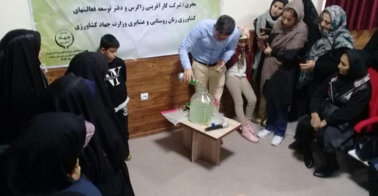 کارگاه آموزشی پرورش جلبک اسپیرولینا در دماوند