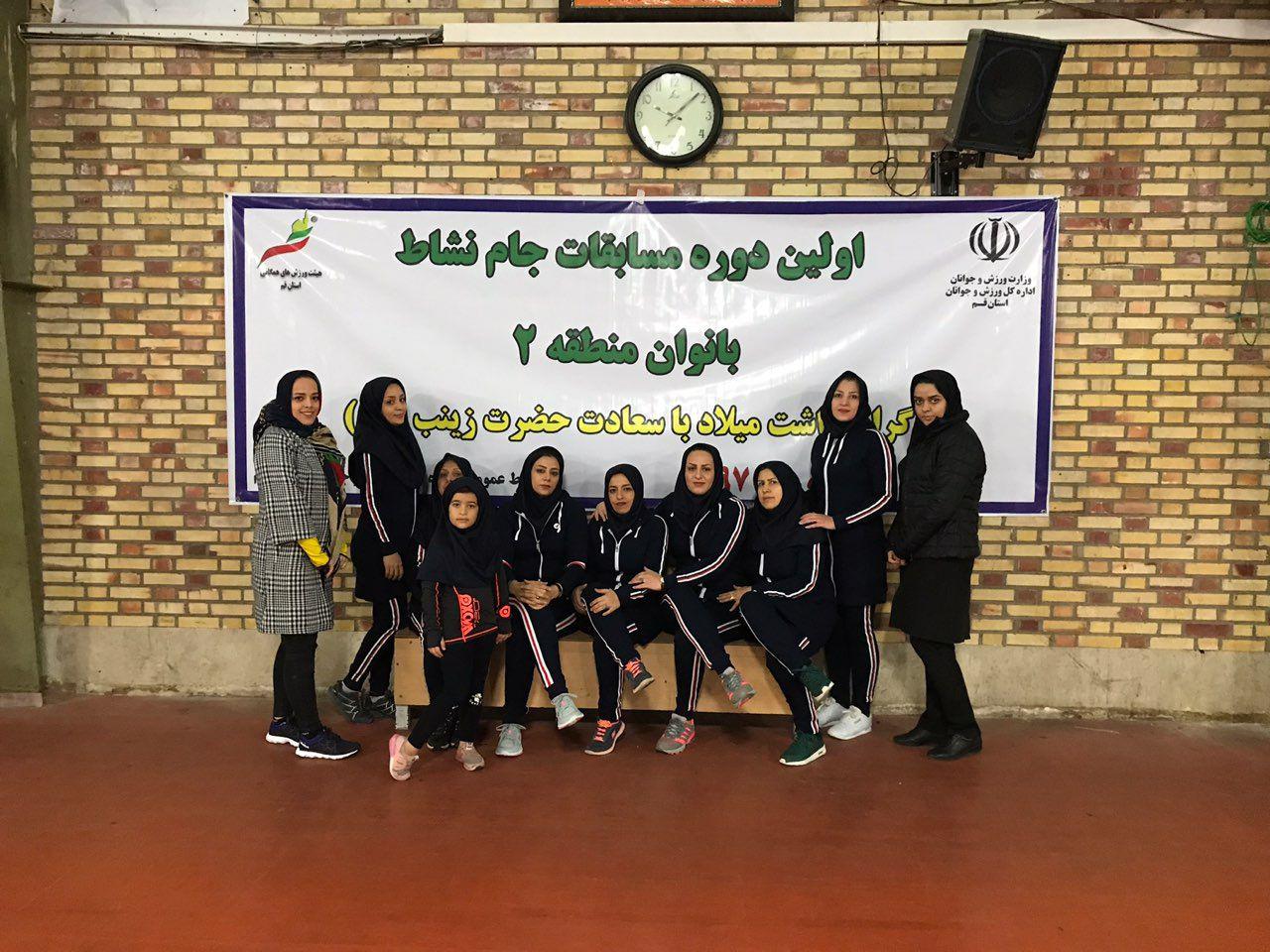 مقام دوم تیم آمادگی جسمانی بانوان دماوند در مسابقات جام نشاط (1)