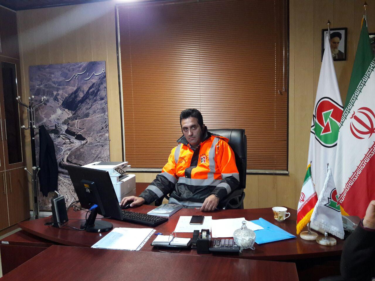 یاسر بوداغی رئیس اداره راهداری و حمل و نقل جادهای شهرستان دماوند