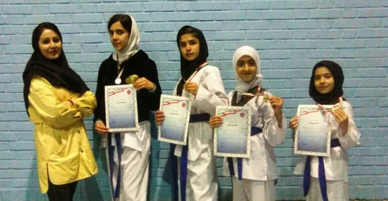 کسب 4 مدال رنگین توسط دختران تکواندوکاران دماوند