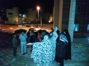 ریزش دیوار حائل مسکن مهر گیلاوند