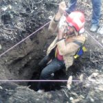 سقوط یک فرد به داخل چاه ۱۲ متری در روستای سربندان دماوند (1)