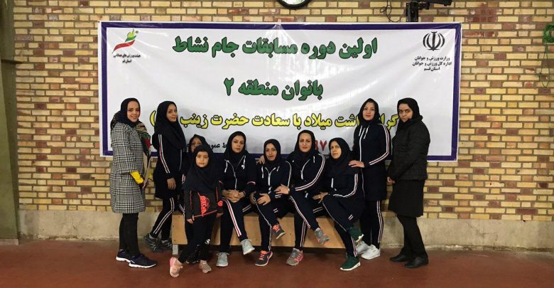 مقام دوم تیم آمادگی جسمانی بانوان دماوند در مسابقات جام نشاط (1)