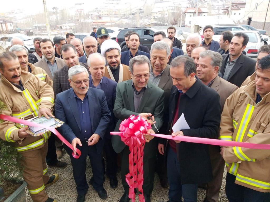افتتاح ایستگاه آتش نشانی مشا دماوند با حضور استاندار تهران