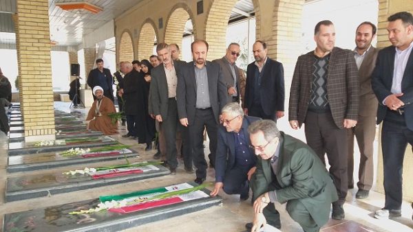 محسنی بندپی استاندار تهران سفر دماوند مزار شهدای دماوند