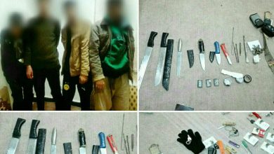 دستگیری 4 نفر سارق و ارازل و اوباش در شهر آبسرد