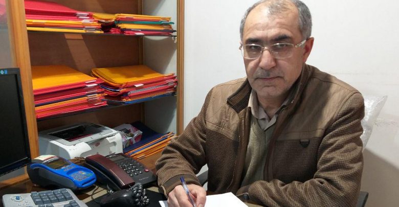 حسن هاشمی رئیس اتحادیه صنف پوشاک، قماش و  قماش و دوزندگان شهرستان دماوند