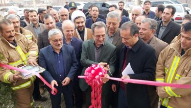 افتتاح ایستگاه آتش نشانی مشا دماوند با حضور استاندار تهران