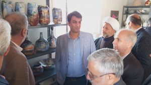 افتتاح کارگاه و نمایشگاه سفال و سرامیک ایران‌دخت در شهر آبسرد (2)