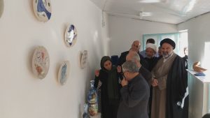 افتتاح کارگاه و نمایشگاه سفال و سرامیک ایران‌دخت در شهر آبسرد (2)