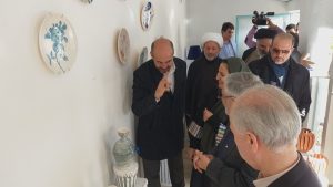 افتتاح کارگاه و نمایشگاه سفال و سرامیک ایران‌دخت در شهر آبسرد (2)