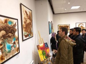 نمایشگاه نقاشی لحظه‌های ناب در دماوند (1)