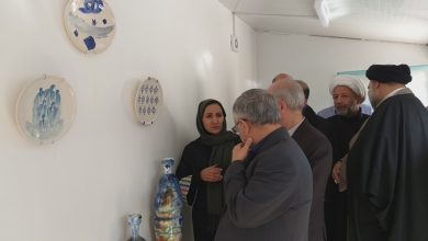 کارگاه و نمایشگاه سفال و سرامیک ایران دخت در شهر آبسرد (1)