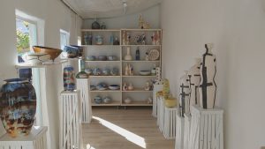 کارگاه و نمایشگاه سفال و سرامیک ایران دخت در شهر آبسرد (1)