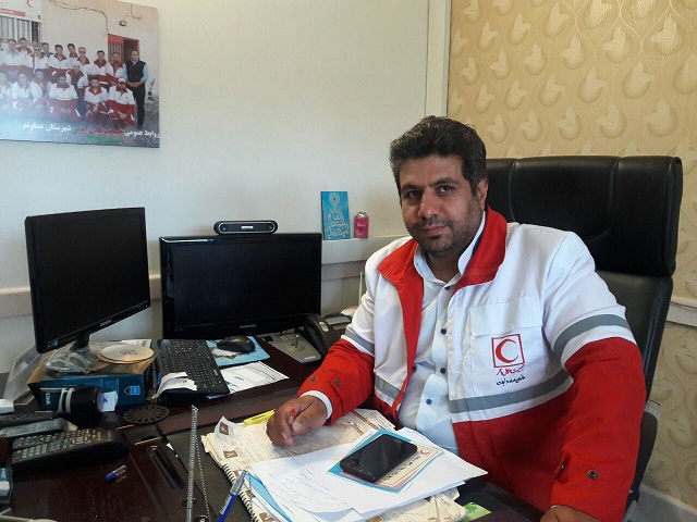 سعید طاهری رئیس جمعیت هلال‌احمر شهرستان دماوند