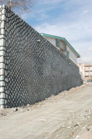 اجرای عملیات دیوارکشی خیابان بستان شهر رودهن (1)