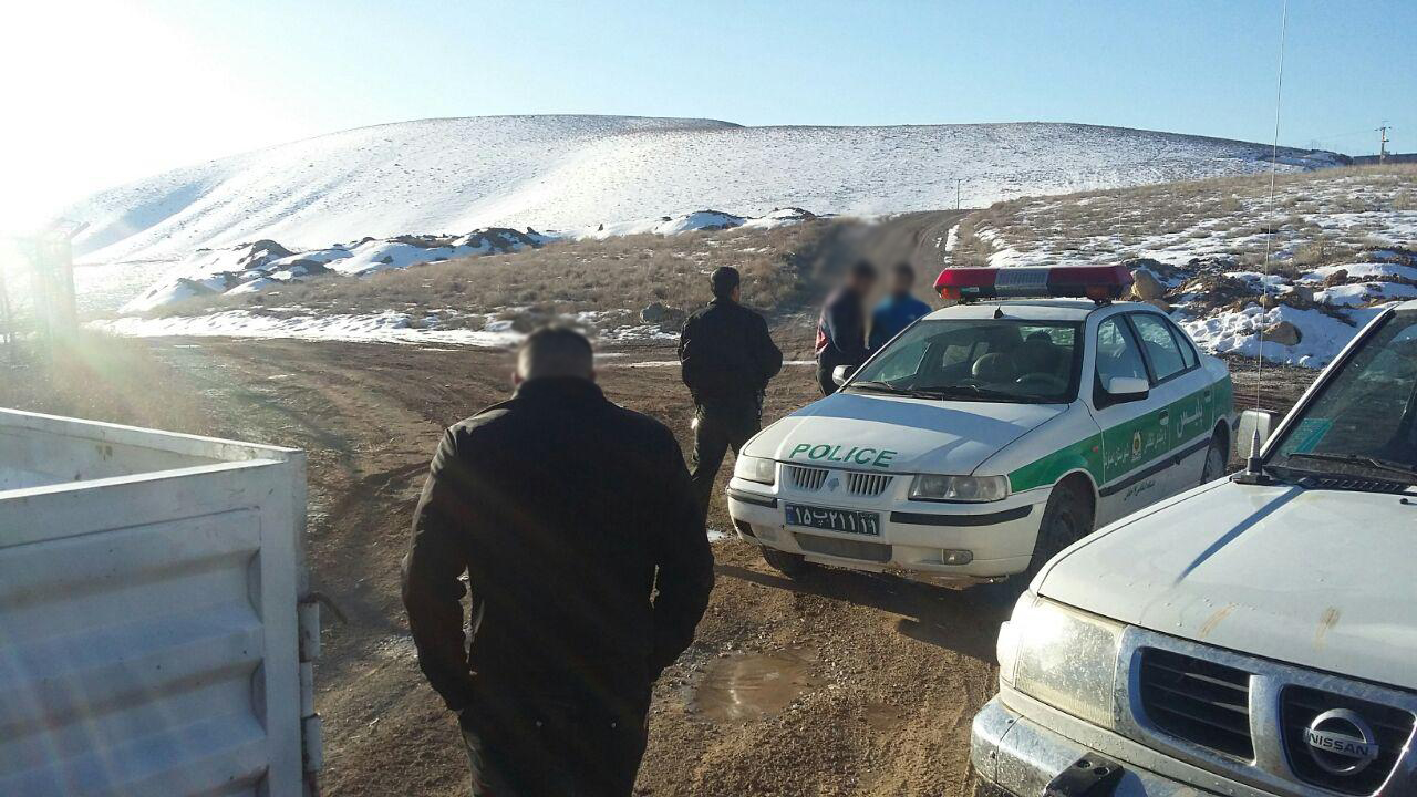 دستگیری 3 سارق در جاده روستای مغانک به گرمابسرد (1)