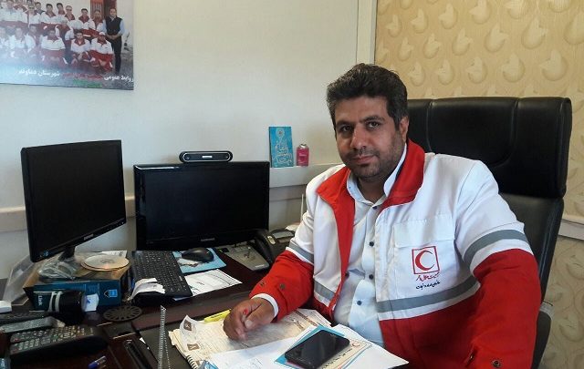 سعید طاهری رئیس جمعیت هلال‌احمر شهرستان دماوند