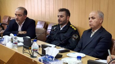 نشست شورای ترافیک شهرستان دماوند با حضور فرمانده پلیس‌راه شرق استان تهران