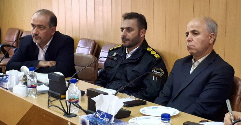 نشست شورای ترافیک شهرستان دماوند با حضور فرمانده پلیس‌راه شرق استان تهران