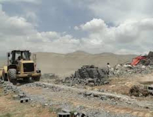تخریب ساخت وساز غیر مجاز در وادان دماوند