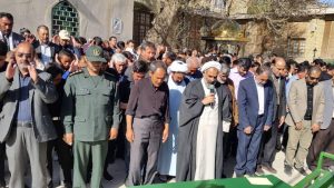 تشییع غلام رسولی شهید مدافع حرم آیینه‌ورزان دماوند (1)