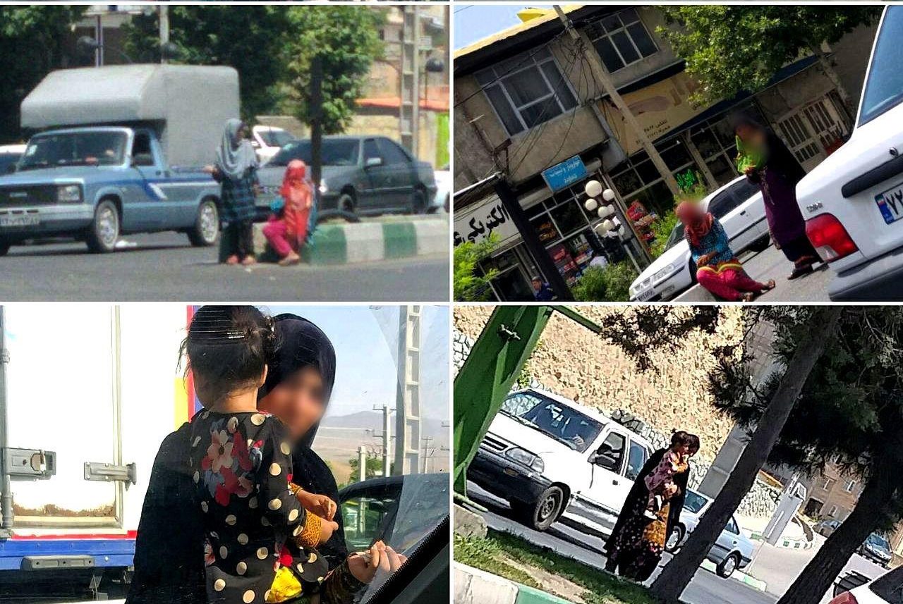 کوچ تابستانه متکدیان به شهرستان دماوند