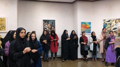 نمایشگاه نقاشی خط نقش نوشت در دماوند (1)