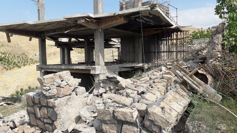 آزادسازی ۴۴ هزار متر از اراضی کشاورزی منطقه چناران رودهن