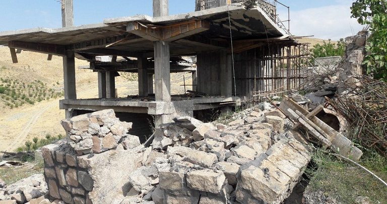 آزادسازی ۴۴ هزار متر از اراضی کشاورزی منطقه چناران رودهن
