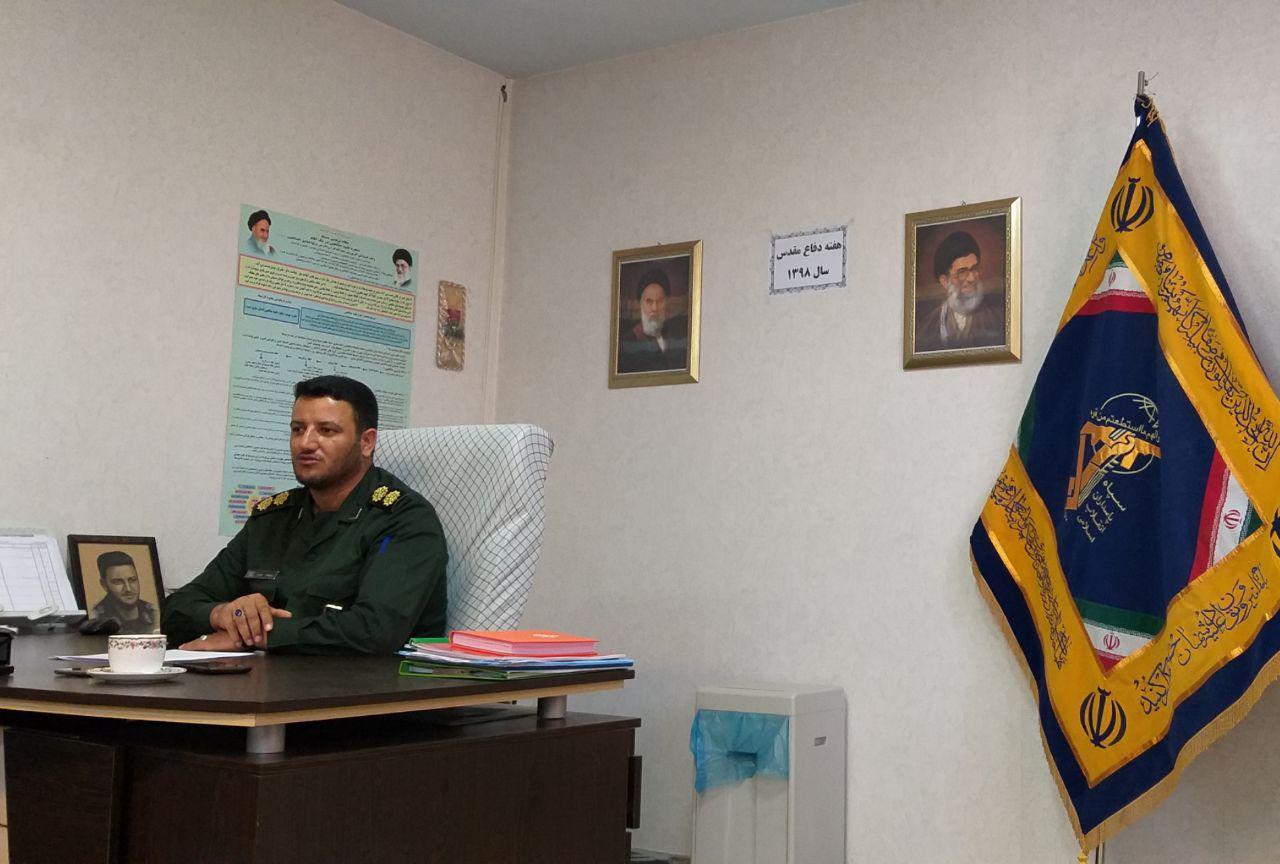 سرهنگ روح الله عرب فرمانده سپاه ناحیه مقاومت بسیج شهرستان دماوند