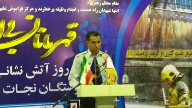 ابوطالب عرب نوکنده سرپرست ایستگاه آتش‌نشانی شهر دماوند