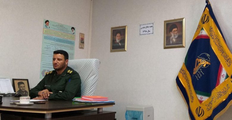 سرهنگ روح الله عرب فرمانده سپاه ناحیه مقاومت بسیج شهرستان دماوند