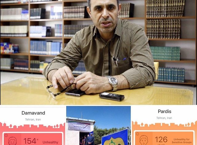 آلودگی هوا دماوند